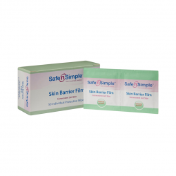 Safe N Simple Safe N Simple SNS81850-Safe N Simple Skin Barrier Wipe, 50 Packets per Box, Ostomy Ski