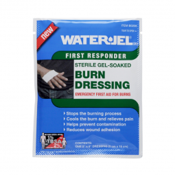 Water-Jel First Responder Safeguard US Operating B0206-60.00.000-Water-Jel Burn Dressing, 2 x 6 Inch