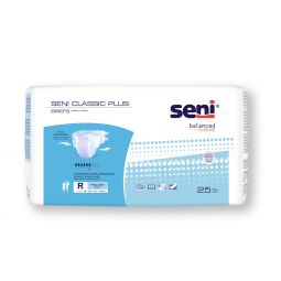 SENI S-RE25-BC2 Classic Plus Briefs-Moderate To Heavy-Regular-25/Pack