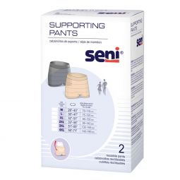 Seni Supporting Pants, nude/black, case (16 pk-32 pcs)