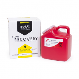 Sharps Compliance 41200-012W-Sharps Mailback Chemotherapy Container, 2 Gallon, Trash Bags & Receptac