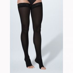 SIGVARIS 842N 20-30 mmHg Soft Opaque Thigh High-Open Toe