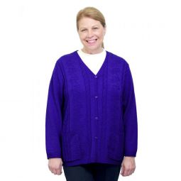 Silverts SV27080 Womens Adaptive Open Back Cardigan