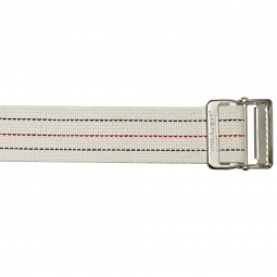 SkiL-Care Skil-Care 252010-SkiL-Care Pinstripe Gait Belt with Metal Buckle, 60 Inch, Transfer Belts