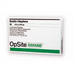 OpSite Flexigrid Smith & Nephew 4630-OpSite Flexigrid Transparent Film Dressing, 4 x 4 Inch, Transp