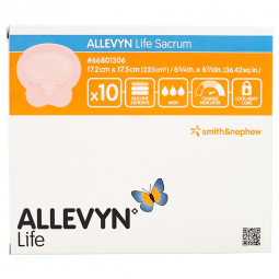 Allevyn Life Smith & Nephew 66801306-Allevyn Life Silicone Adhesive with Border Silicone Foam Dressi