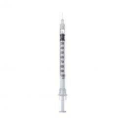 Sol-Care Sol-Millennium Medical 100017IM-Sol-Care 1 mL Insulin Syringe with Needle, 29 Gauge, 1/2 In
