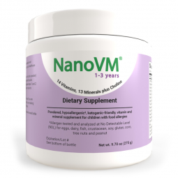 NanoVM 1 - 3 Years Solace Nutrition 1113-NanoVM 1  3 Years Pediatric Oral Supplement, 275-gram Jar,