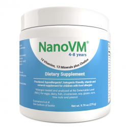 NanoVM 4 - 8 Years Solace Nutrition 1148-NanoVM 4-8 Years Pediatric Oral Supplement, 275-gram Can, P