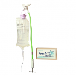FreeArm Muscle Staley House FAM001001G-Feeding Tube / Infusion Bag Holder FreeArm Muscle Green, Nutr