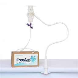 FreeArm Muscle Staley House FAM001001W-Feeding Tube / Infusion Bag Holder FreeArm Muscle White, Nutr