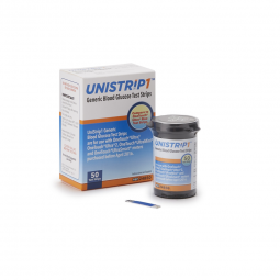 Unistrip Strategic Products Group 89167024850-Unistrip Blood Glucose Test Strips, Glucose Meter Test