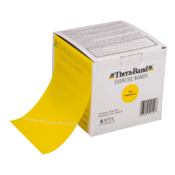 TheraBand Performance Health 81184522-TheraBand Exercise Resistance Band, Yellow, 6 Inch x 50 Yard, 