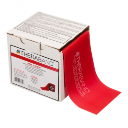 TheraBand Performance Health 81234756-TheraBand Exercise Resistance Band, Red, 4 Inch x 25 Yard, Med