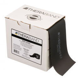 TheraBand Performance Health 81234780-TheraBand Exercise Resistance Band, Black, 6 Inch x 25 Yard, X