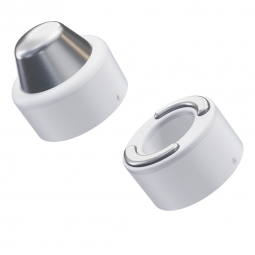 TheraFace Hot & Cold Rings - White Therabody TF02269-01-TheraFace Hot & Cold Rings Hand-Held Face Ma