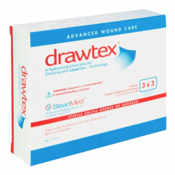 Drawtex Urgo Medical North America 00301-Drawtex Non-Adherent Dressing, 3 x 3 Inch, Non-Adherent Dre
