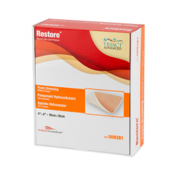 Restore Urgo Medical North America 509381-Restore Nonadhesive without Border Foam Dressing, 4 x 4 In