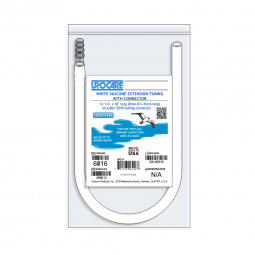 Urocare Urocare Products 6016-Urocare Extension Tube, White Silicone, Urological Accessories