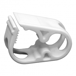 Urocare Urocare Products 699910-Tube Clamp Urocare 3/4 X 1 X 1-1/2 Inch, NonSterile, White, Urinary 