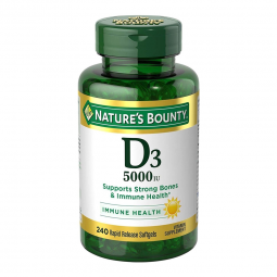 Nature's Bounty US Nutrition 07431229176-Nature's Bounty Vitamin D-3 Supplement, Nonprescription Vit