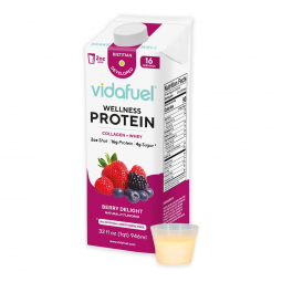 Vida Fuel Wellness Protein Vidafuel 02-222A-Vidafuel Wellness Protein Drink with Collagen & Whey, Be