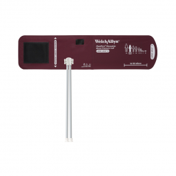 FlexiPort Welch Allyn REUSE-12-2MQ-FlexiPort Blood Pressure Cuff, Size 12, Burgundy, Blood Pressure 