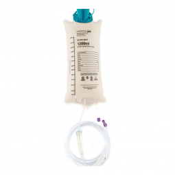 Moog Zevex GR1200-E-Gravity Bag Feeding Set with ENFit Connector Moog 1200 mL, Gravity Bag Sets (CS)