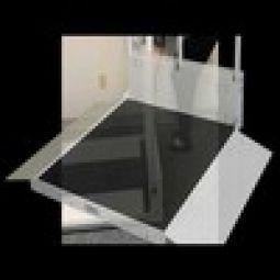 Befour MX480 Single Ramp Folding Wheelchair Scale with Handrail-1000 lbs/450 kgs Capacity