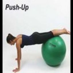 CanDo Inflatable Exercise Ball with Stability Feet