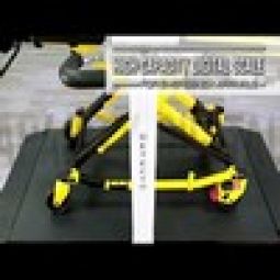 Detecto 8550 Portable Stretcher Scale with Column Mounted Indicator