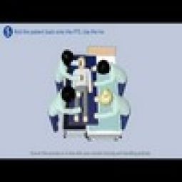 HealthOMeter PTS-1000KL Patient Transfer Scale
