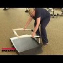 Rice Lake 350-10-2 Single Ramp Wheelchair Scale-1000 lb/450 kg