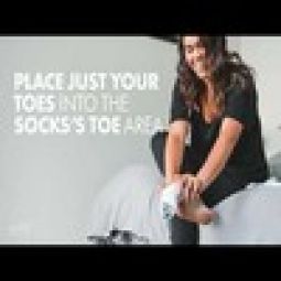 Motif AAB0005-04 Maternity Compression Socks- White/Gray/Green - X-Large